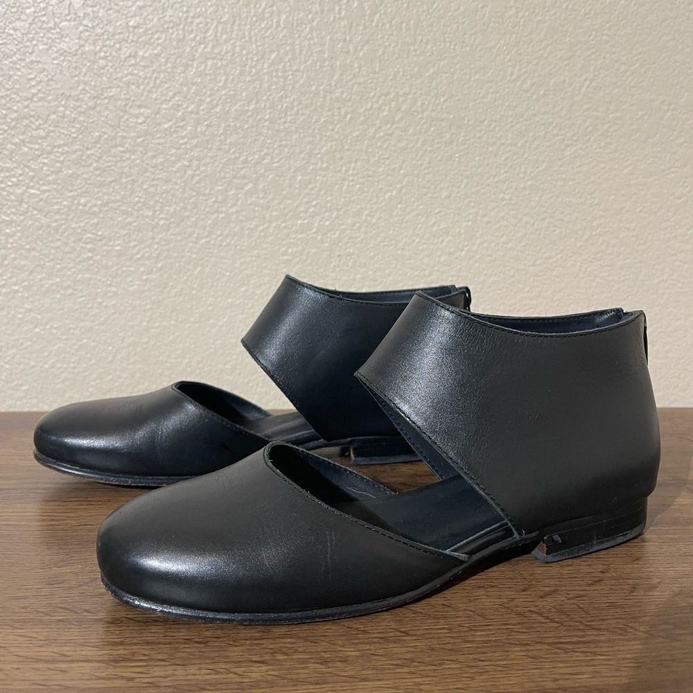 FORTRESS OF INCA Black Leather Shoes